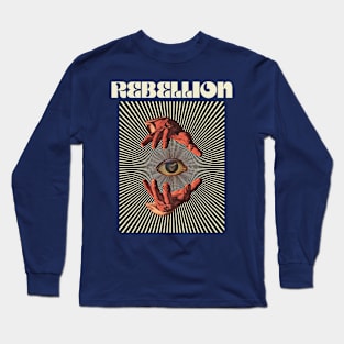 Hand Eyes Rebellion Long Sleeve T-Shirt